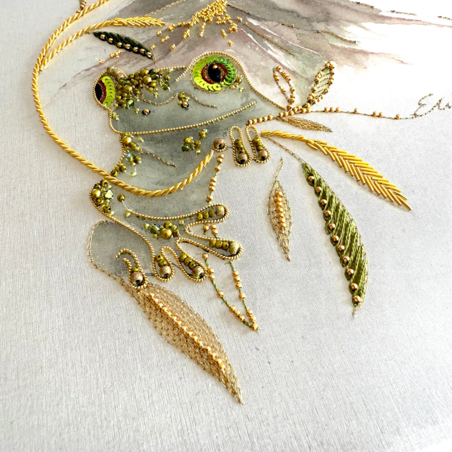 Where the Frog Dreams: Silk Painting and Embroidery Class with Eliza Gomersall