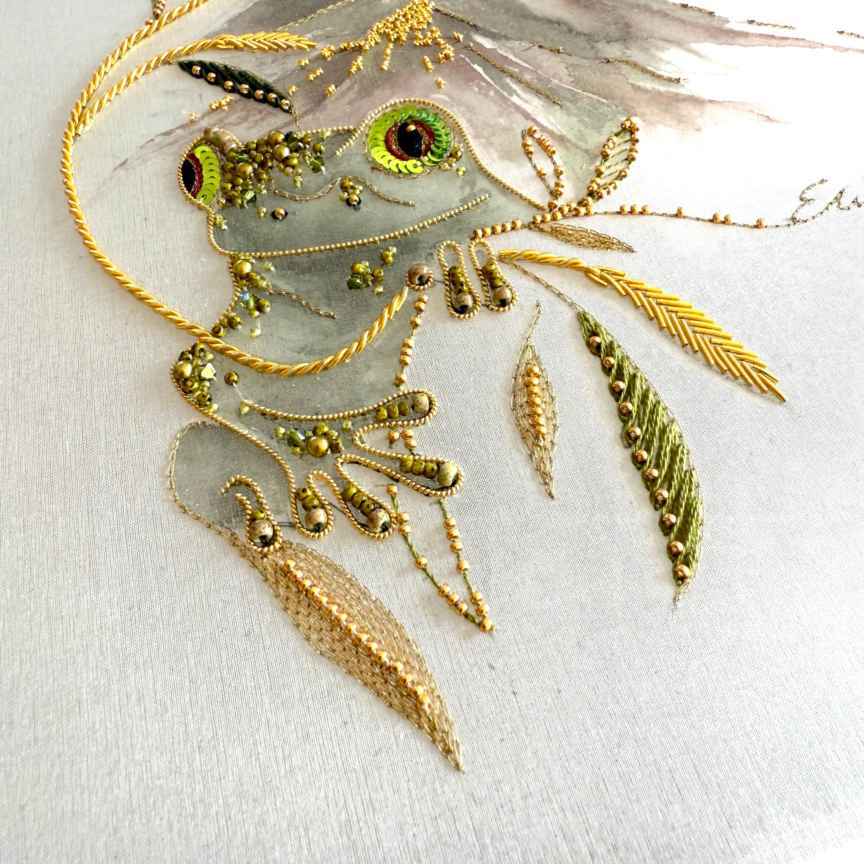 Where the Frog Dreams: Silk Painting and Embroidery Class with Eliza Gomersall