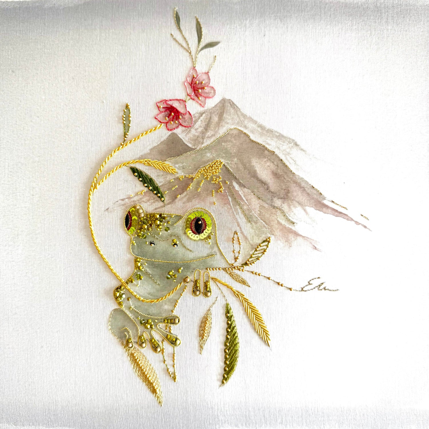 Where the Frog Dreams: Silk Painting and Embroidery Class with Eliza Gomersall