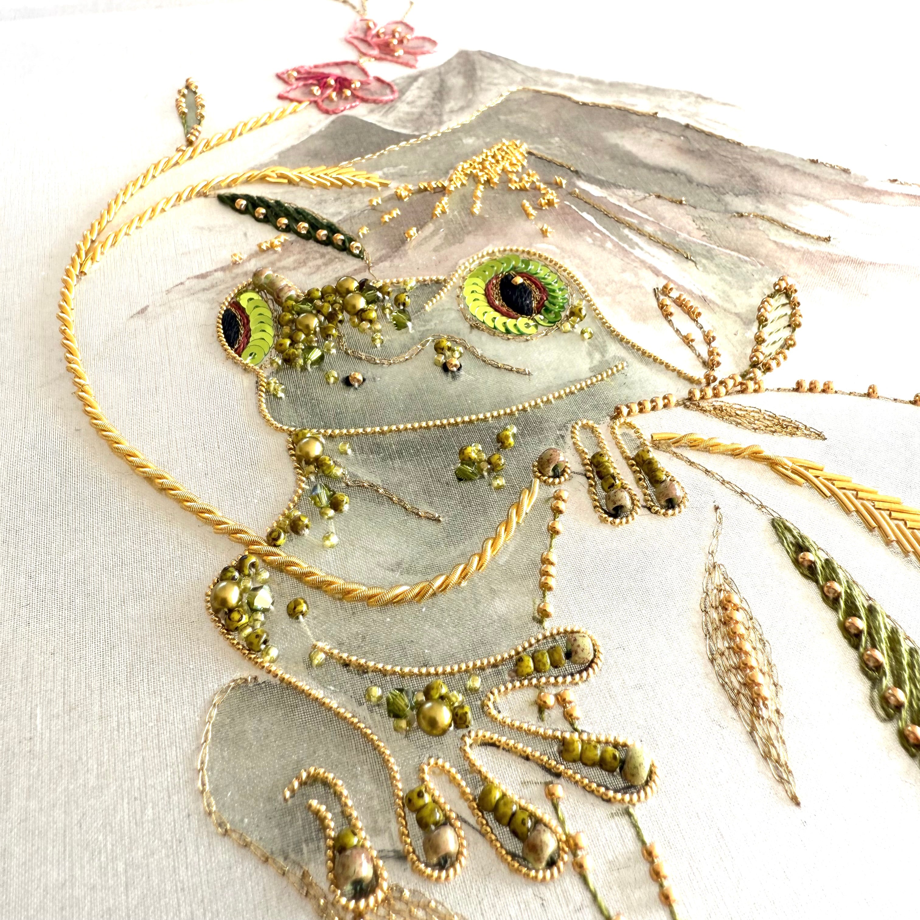 Where the Frog Dreams: Silk Painting and Embroidery Class with Eliza Gomersall