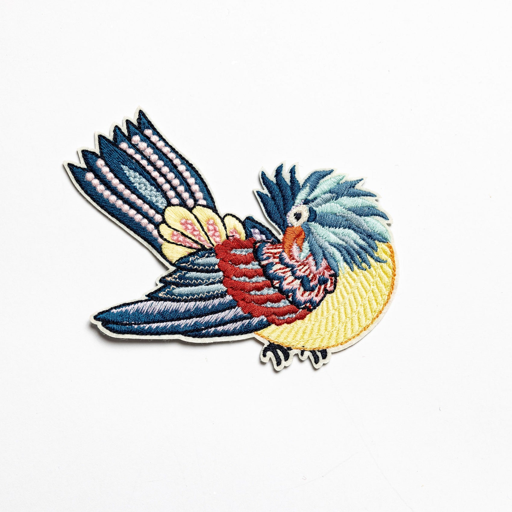 William Morris Machine Embroidered Iron on Patch