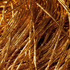 Gold Bright Check Goldwork Embroidery Bullion Close Up