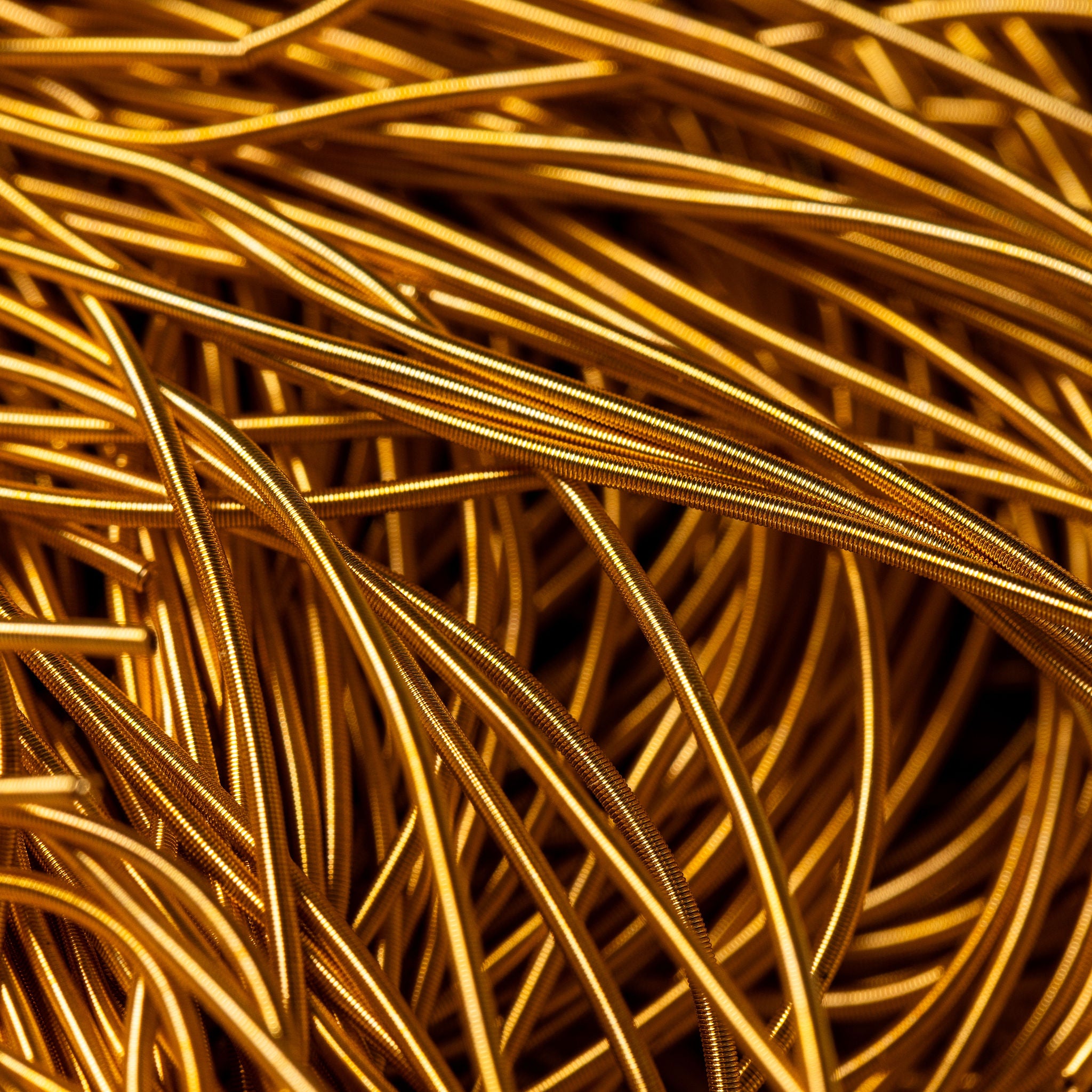 Gold Rough Goldwork Embroidery Bullion Close Up