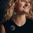 Short Gold Cosmic Charm Earrings (14746787316090)