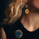 Short Gold Cosmic Charm Earrings (14746787316090)