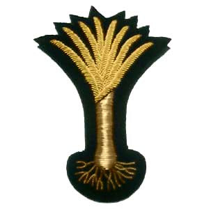 WELSH GUARDS CAP BADGE 3'' LEEK (4334336442440)