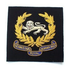 KING'S OWN ROYAL BORDER REGIMENT BLAZER BADGE (4334345125960)