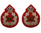 FIELD MARSHAL RANK BADGE IN SILKS WITH KING'S CROWN (4344138367048)