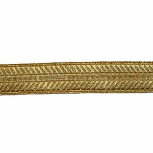 HERRING BONE SWORD KNOT LACE - MYLAR 3/4 INCH (4344149835848)