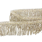 Gold Mylar thread fringe (2 inch drop) (4344141512776)