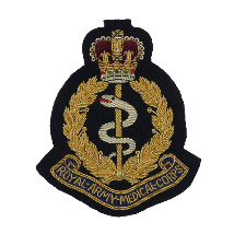 ROYAL ARMY MEDICAL BLAZER BADGE (4334346403912)