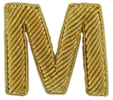 Block Gold Goldwork Letter (4379056504904)