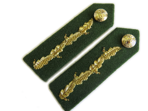 General's No 1 Dress Oakleaf Gorgets Dental Green (4334491074632)