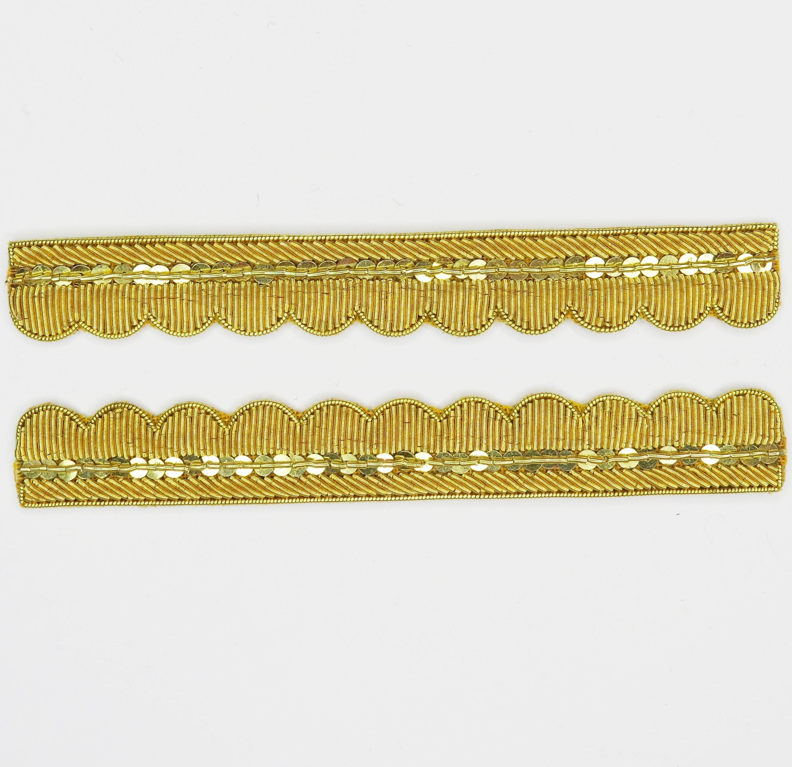 Repeat Pattern Coat Edging Gold (4334445953096)