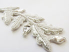 Repeat Pattern Oak Leaf (with acorn) Silver (4334447034440)