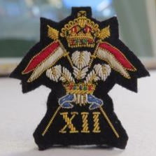 12TH ROYAL LANCERS BERET BADGE (4344045764680)