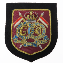 Lancers 16/5 blazer badge (wine) (4334343848008)