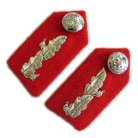 Lietenant SSO Oakleaf Gorgets Scarlet (4334496841800)