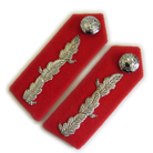 Lietenant Service Dress Oakleaf Gorgets Scarlet (4334495596616)