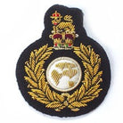 ROYAL MARINES BERET BADGE ON DARK NAVY