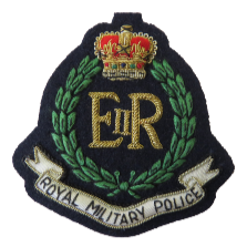 ROYAL MILITARY POLICE BLAZER BADGE