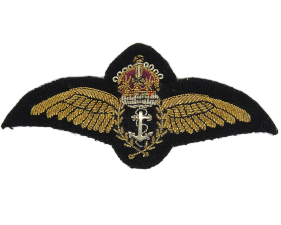 ROYAL NAVY FLEET ARM - No1 WINGS ON BLACK