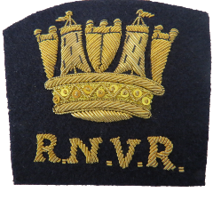 ROYAL NAVY VOLUNTEER RESERVE BLAZER BADGE