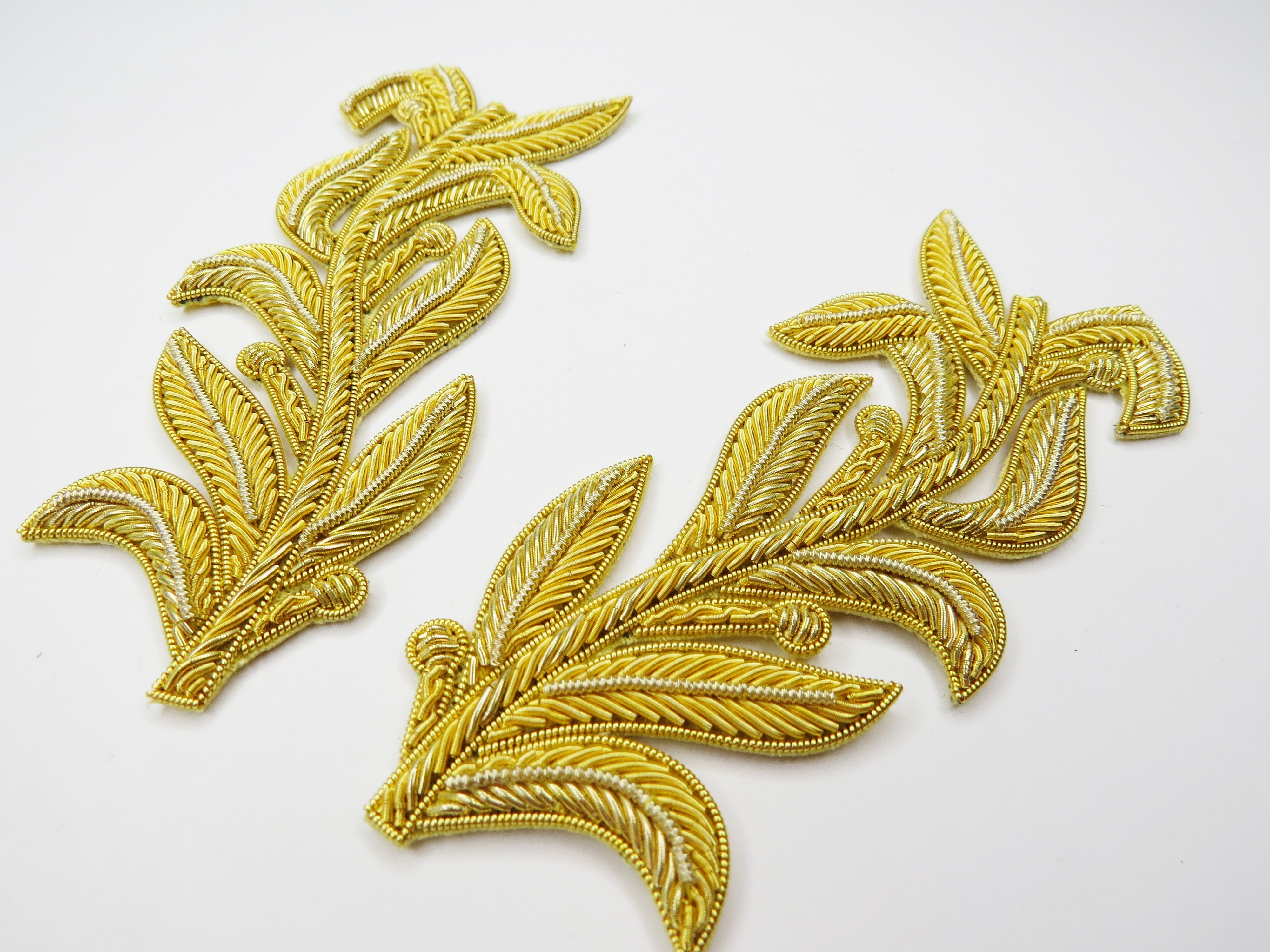 Repeat Pattern Laurel Leaf Gold (4334445658184)