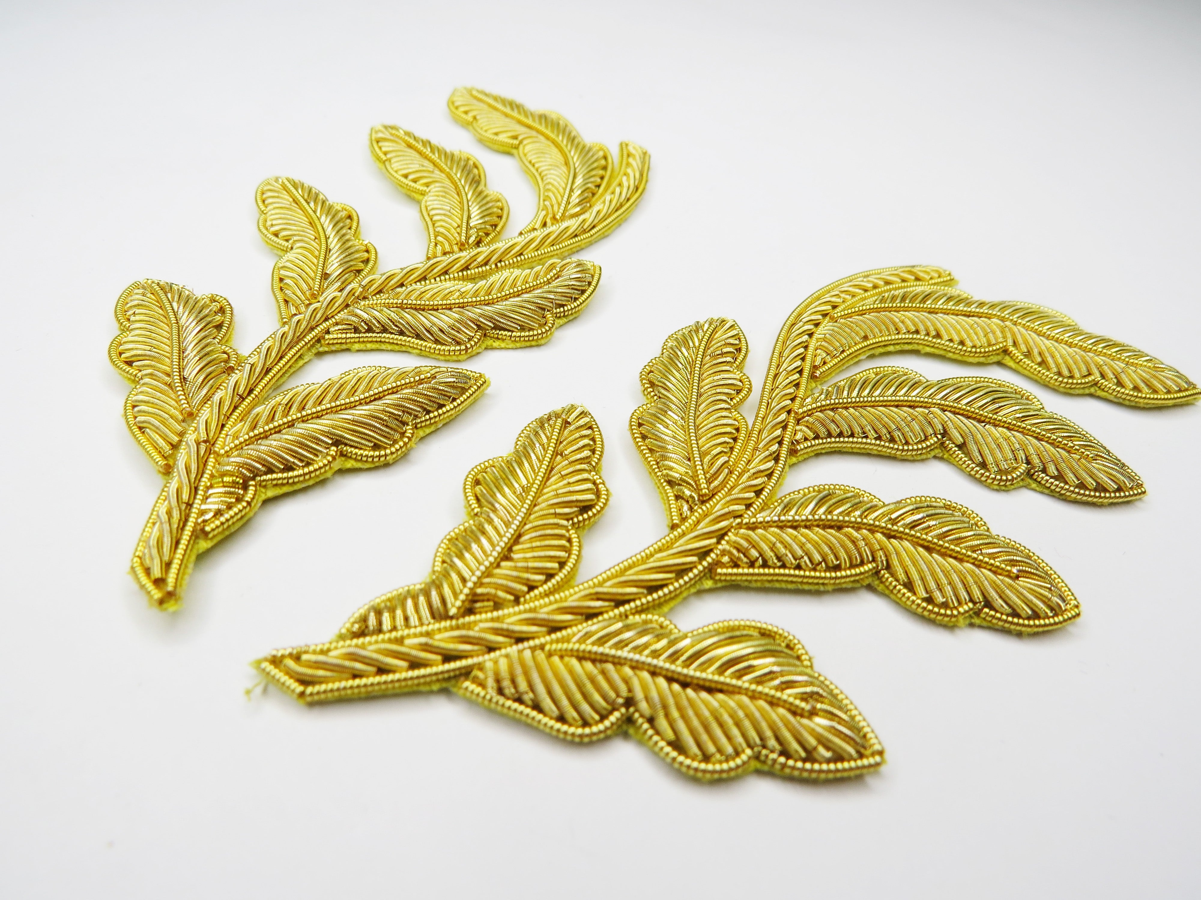 Repeat Pattern Oak Leaf (no acorn) Gold (4334446673992)