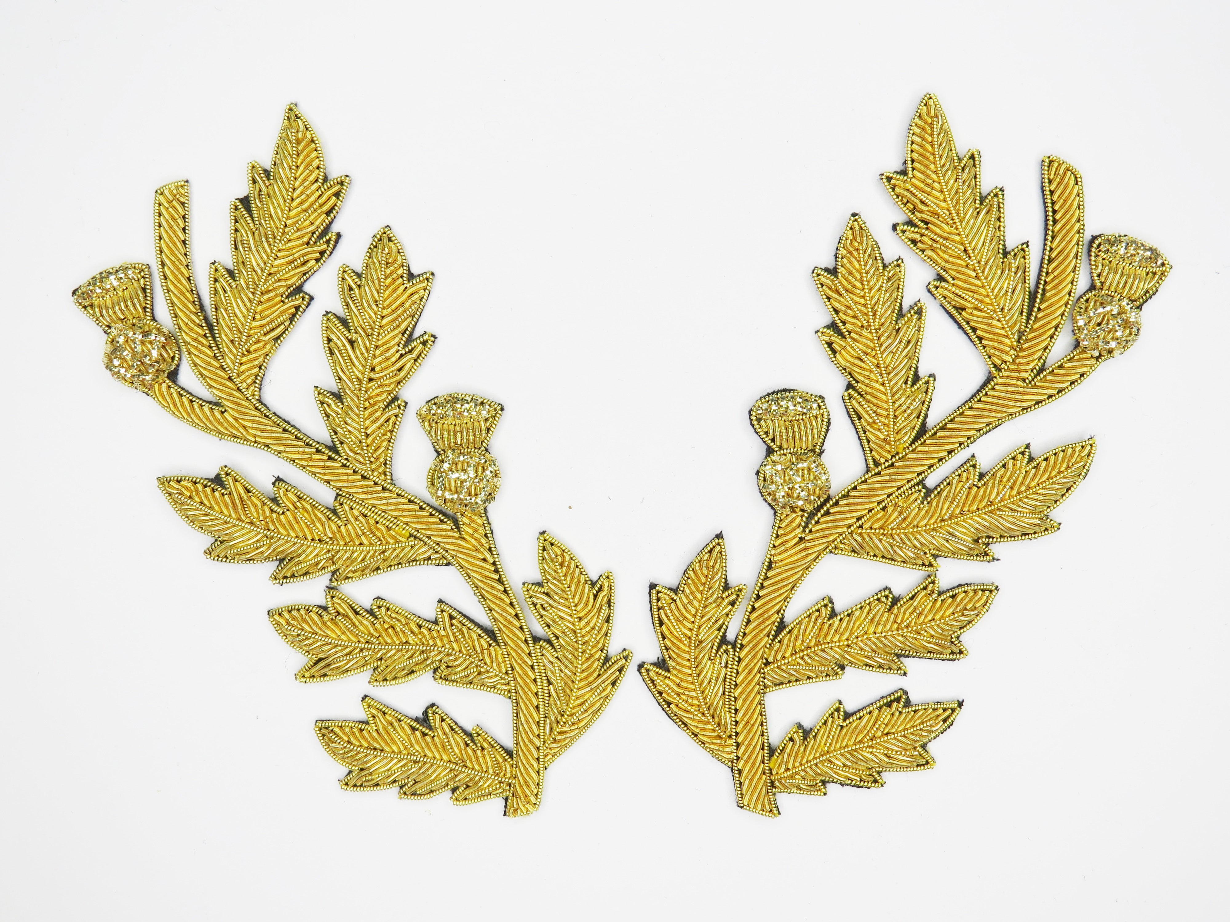 Repeat Pattern Thistle Gold (4334445756488)