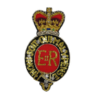 Royal Postillion Arm Badge - Full Dress (Red Centre) (4334642298952)