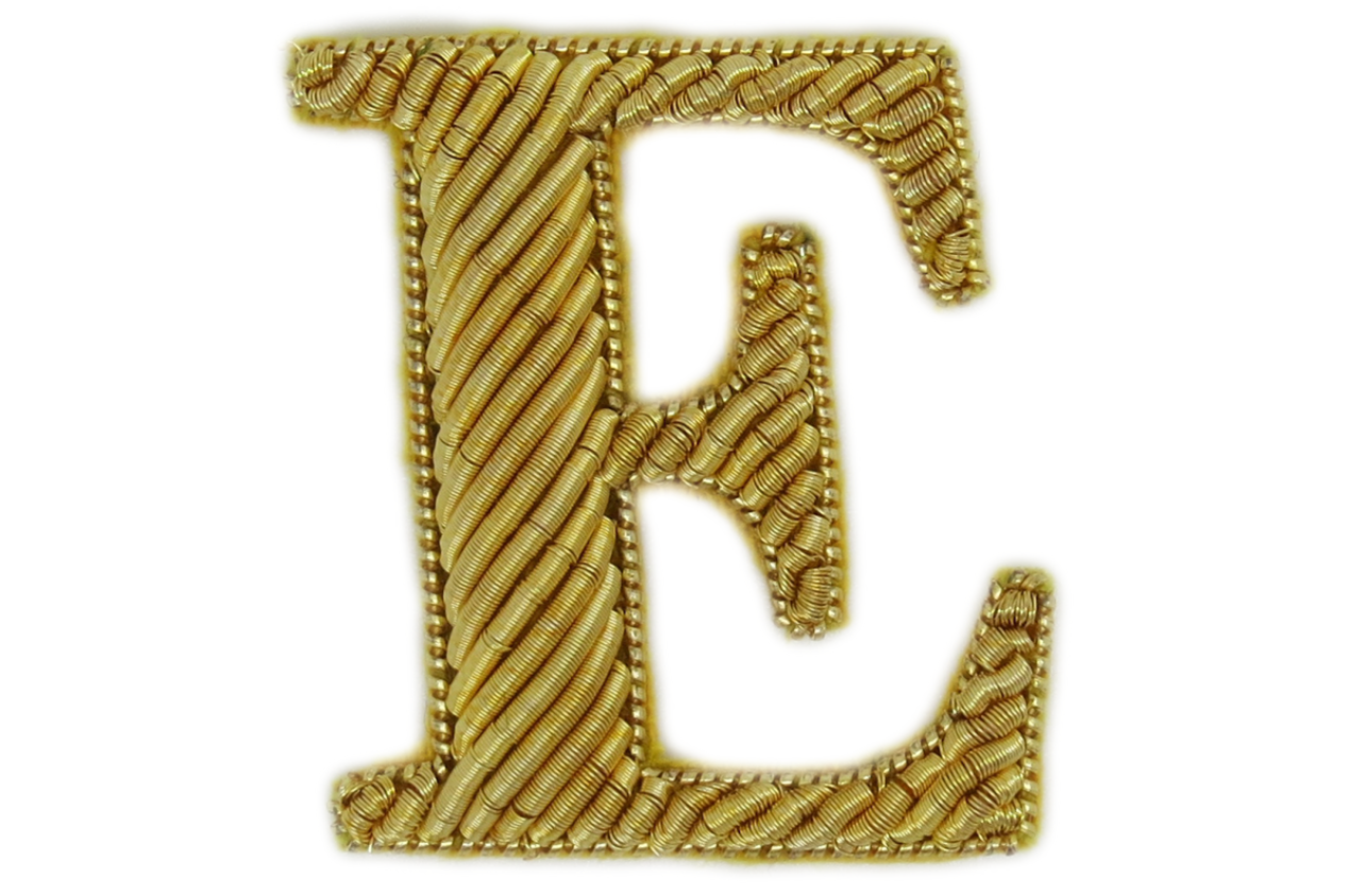 Serif Gold Embroidered Letters (4382370365512)