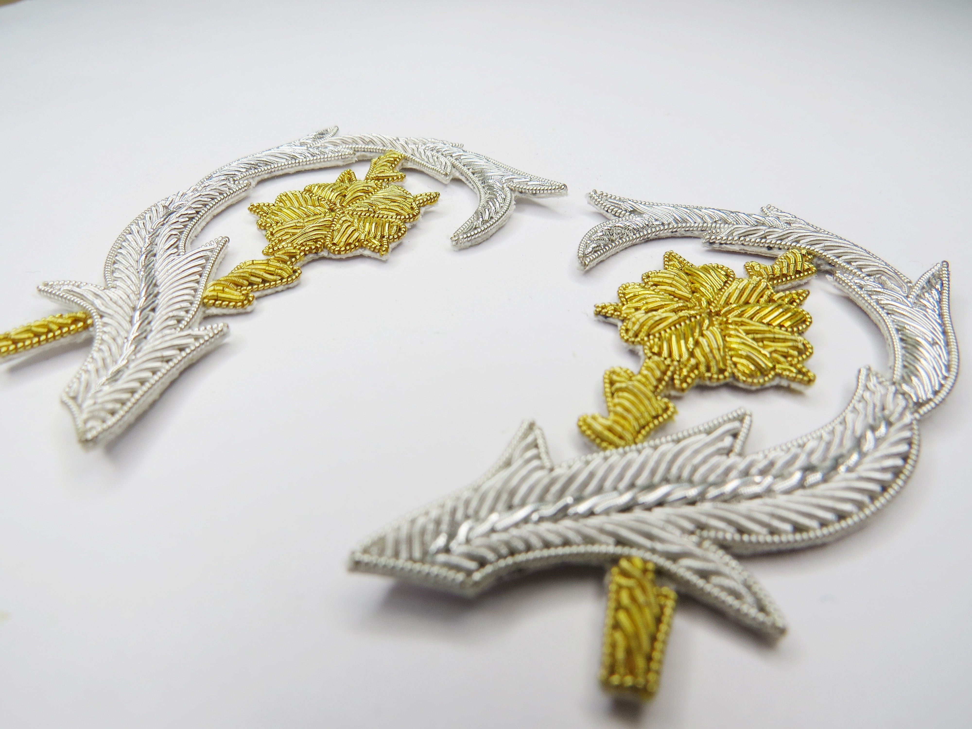 Repeat Pattern Flower Silver (with Gold Flower) (4334447263816)