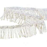 Silver thread Fringe (3/4 Inch) (4334636990536)