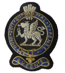 The Queens Regt Blazer Badge (4334452637768)