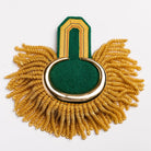Theatre epaulettes gold on Green (7592521826563)