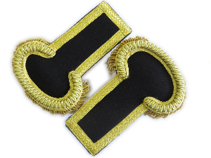 Theatre epaulettes gold on black (4334489305160)