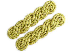Triple Twist Gold Mylar S/Cords NO backing (4334502543432)