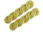 Triple Twist Gold Mylar S/Cords NO backing (4334502543432)