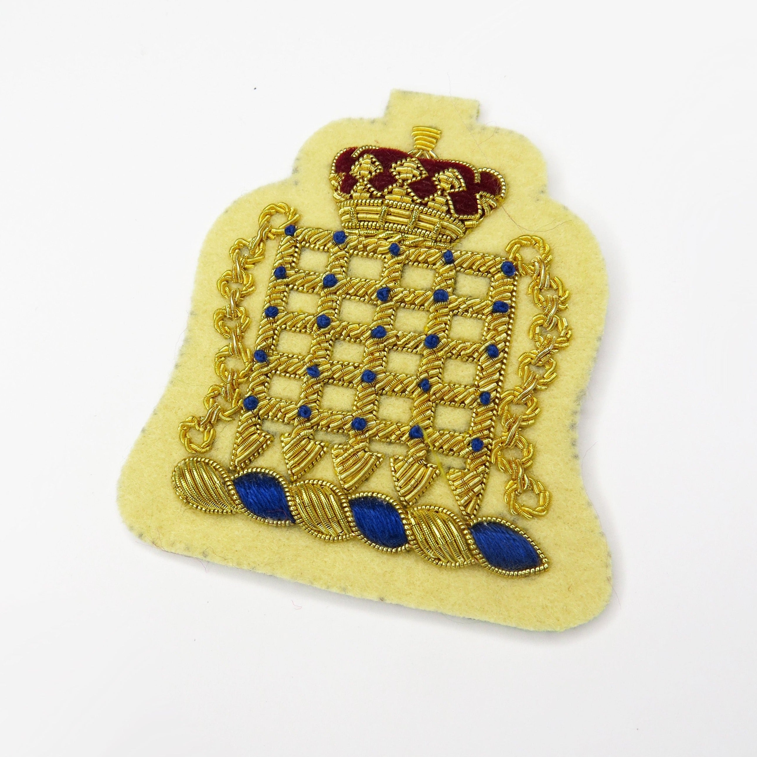 Wessex Yeomanry Gloucestershire Hussars Portcullis SNCO rank badge (6254182432947)