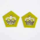 Wessex Yeomanry Officer Guernsey Rank Crowns Yellow (6254170669235)