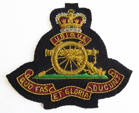 ROYAL ARTILLERY BLAZER BADGE LARGE (4334451556424)